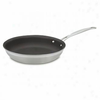 Cuisinart Mcp22-24ns Multoclad Pro Triply Stainless 10   Non-stick Open Skillet