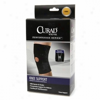 Curad Playing Series Neoprene Pull-over Knee Shpport With Begin Patella, Comprehensive