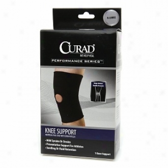 Curad Performance Series Neoprene Pull-over Knee Support With Open Patella, X-large