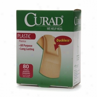 Curad Plastic Sterile Adhesive Bandages, 3/4 X 2 7/8 In