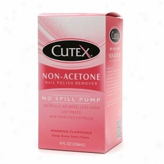 Cutex Nail Polish Remover No Spill Pump, Non-acetone
