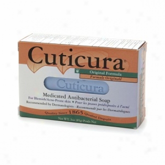 Cuticura Original Formula Medicated Antibacterial Soap For Blemish/acne-prone Husk