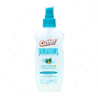 Cutter Skinsations Insect Repulsive, Clean Rosy Scent, 7% Deet