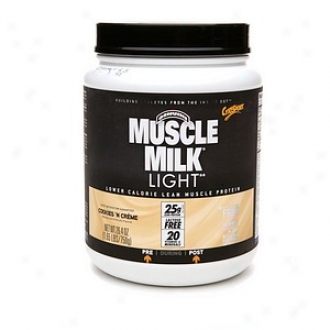 Cytosport Muscle Milk Light Protein Powder, Cookies & Cr??me