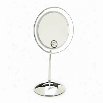 Danielle Dome Base L.e.d. Vanity Mirror 10x Magnification