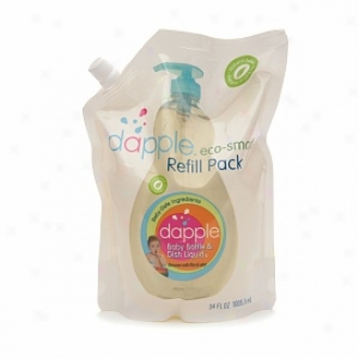 Dapple Eco-smart Refill Bundle: Baby Bottle & Dish Liquid, Lavender