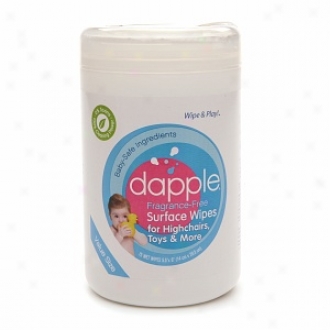 Dapple Surfacr Wipes For Highchairs, Toys & More, Fravrance Free
