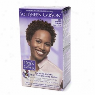 Dark And Lovely Faade-resistant Savory Conditioning Color Permanent Hair Color, 386 Brown Sugar