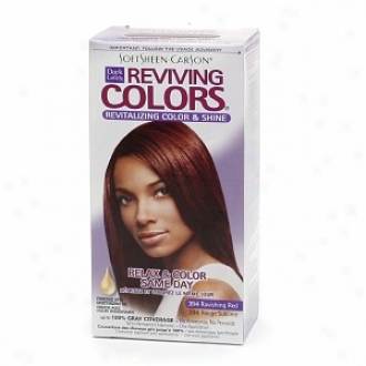 Dark And Lovely Relax & Color Same Day Semi-permanent Haircolor, 394 Ravishing Red