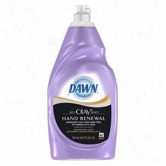 Dawn Ultra Hand Renewal Upon Olay Beauty Dishwashing Liquid, Lavender Silk