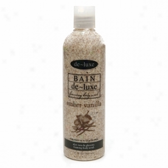 De-luxe Bain Foaming Body Scrub, Amber Vanilla