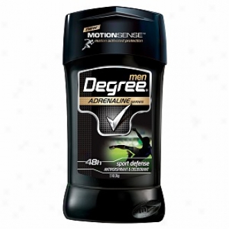 Degree Men Adrelaline Series, Antiperspirant & Deodorant Solid, Sport Defense