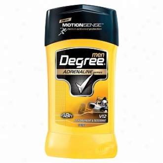Degree Men Adrelaline Series, Antiperspiarnt & Deodorant Solid, V12 Edition