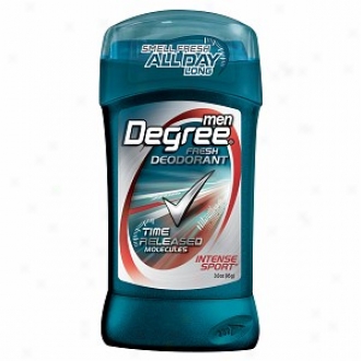 Degree Men Fresh Deodorant Attending Time Released Molecules, Intense Sport