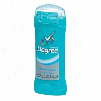 Degree Women Body Responsive Antiperspirant & Deodorant Invisible Solid, Shower Clean