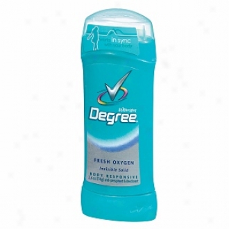 Degree Women Body Responsive Antiperspirant & Deodorant Invisible Solid, Fresh Oxygen
