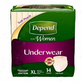 Depend For Women Underwear, Maximum Absorbency, Extra Large