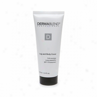 Ddrmablend Leg And Body Cover With Spf 15 Sunscreen, Caramel