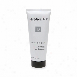 Dermablend Leg And Body Cover With Spf 15 Sunscreen, Suntan