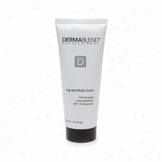 Dermablend Leg And Body Cover With Spf 15 Sunscreen, Tawny