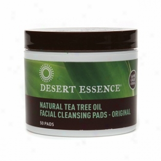 Desert Essence Tea Tree Oil Facial Cleaansing Pads