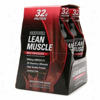 Detour Lean Muscle High Protein Shake, Milk Chocolate