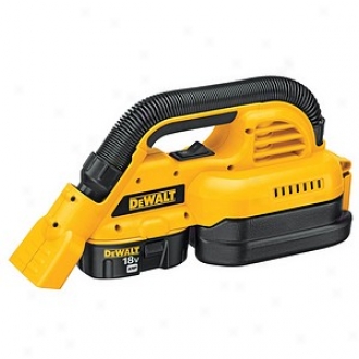 Dewalt 1/2 Gallon Heavy Duty 18 Volt Wet/dry Portable Vac Dc515k