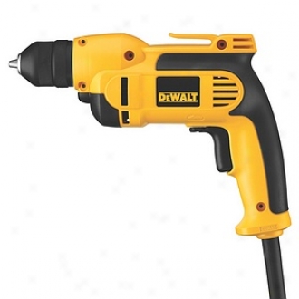 Dewalt 3/8  Heavy-duty Vsr Pistol Grip Drill With Keyless Chuck Dwd