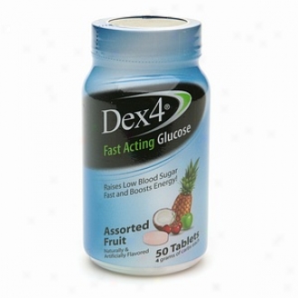 Dex 4 Glucose Tablets, Assorted Fruit, Assorted Flavors