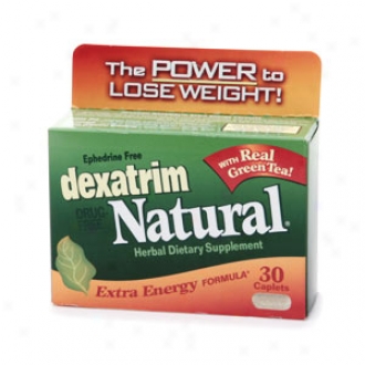 Dexatrim Naturzl Extra Energy Formula, Ca;lets