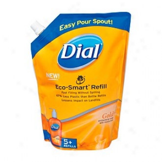 Dial Liquid Handful Soap Eco-smart Refill, 5+ Rsfills, Gold