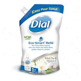 Dial Liquid Hand Soap Refill Pouch, White Tea & Vitamin E