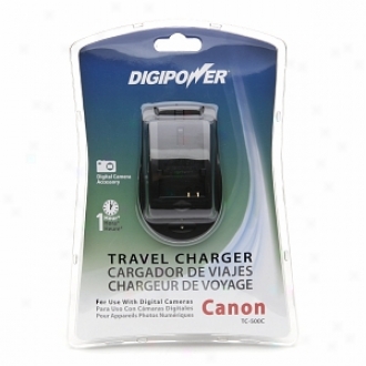 Digipower Travel Charger For Canon Digital Camwras, Model Tc-500c