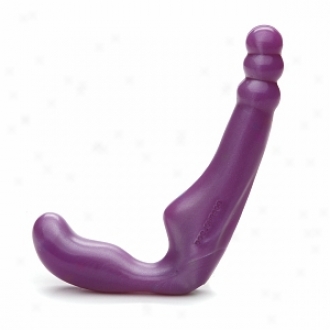 Doc Johnson Platinum Premium Silicone: The Gal Pal Strapless Strap-on, Purple