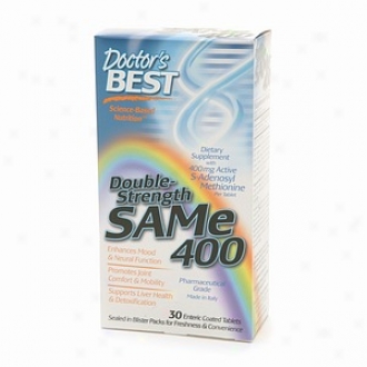 Doctor's Best Double-strength Same 400, Enteric Coated Tablets
