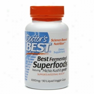 Doctor's Best Fermented Superfoods, 1000mg, Liquid Veggie Caps