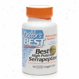 Doctor's Best High Potency Serrapeptase, Enteric Coatd Veggie Caps