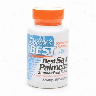 Doctor's Best Saw Palmetto Standardized Extract, 320mgg, Softgels