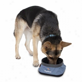 Dog bAout Travel Bowl In Slate -great For Any Size Dog, Slate