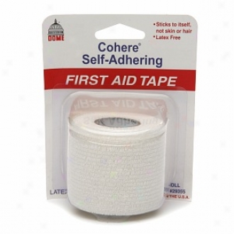 Dome Cohere Self-adhering First Aid Tape Roll, 2 Inches