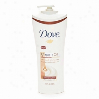 Dove Cream Oil Shea Butter Bulk Lotion, For Extra Dry Skin