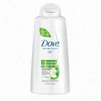 Dove Go Fresh Therapy Cool Moisture Shampoo, Cucumber & Green Tea Scdnt