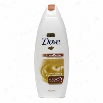 Dove Nhtrium Moisture Shea Butter Choice part Oil Body Wash, Warm Vanilla & Brown Sugar Scent