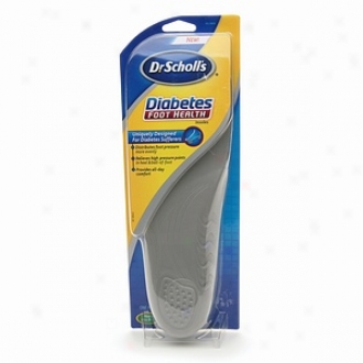 Dr. Scholl' ;s DiabetesF oot Health Insoles, Men's Sizes 8-12