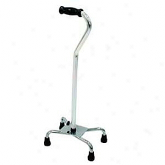 Drive Of medicine Bariatric Heavy Duty Ladge Base Quad Cane Comfortable Vinyl Contoured Hand Grip