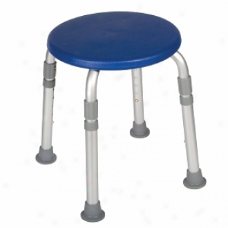 Drive Medical Designer Series Adjustable eHight Bath Stool, Blue