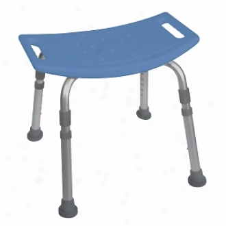 Drive Medical Designer Series Deluxe Bath Bench With Back, Blue