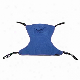 Drive Medical Flul Body Patient Lift Sling With Commode Cutout Option, Large