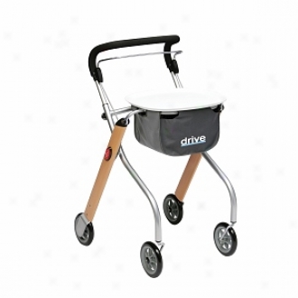 Drive Medicinal Let's Go Indoor Lightweight Mobility Wakler Rollator