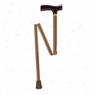 Drive Medical Lightweight Adjustable Folding Cane With T Handle